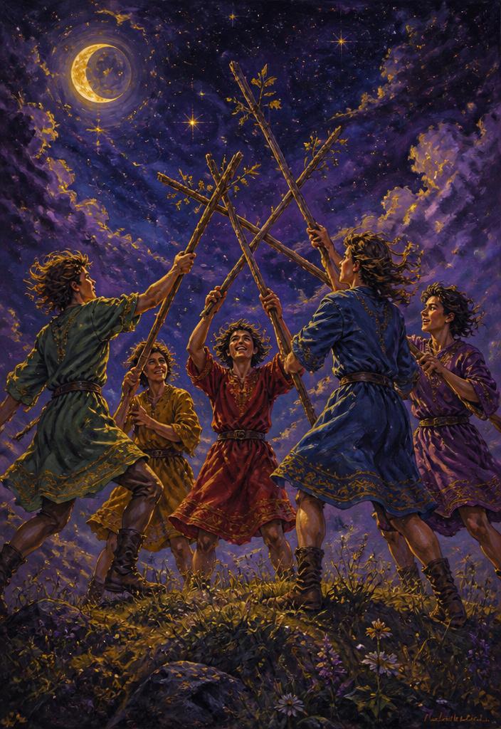 Five of Wands